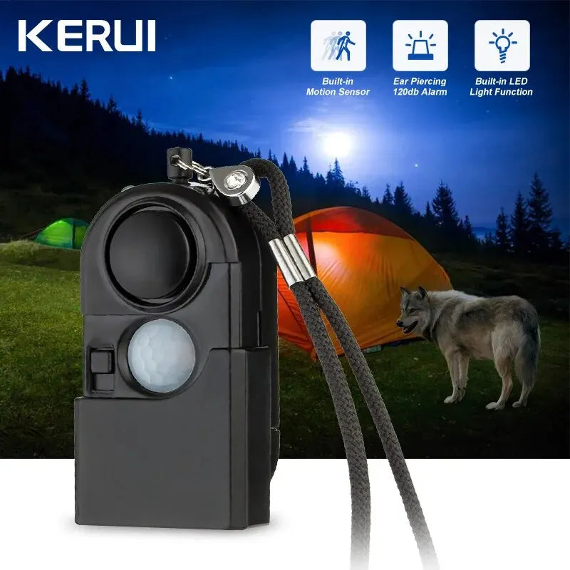 Siren SOS alarm with motion detector and LED light.
