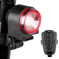 Anti-theft alarm for bike with taillight