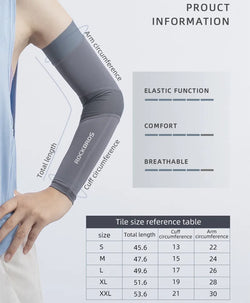 UV protection arm sleeves for outdoor sports and sun safety.