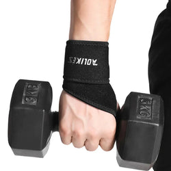 Elastic wrist support for arthritis and pain relief.