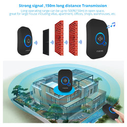 Smart wireless doorbell with motion sensor