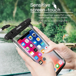 Waterproof phone bag for swimming and rain