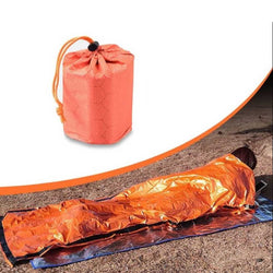 Emergency survival sleeping bag for outdoor safety