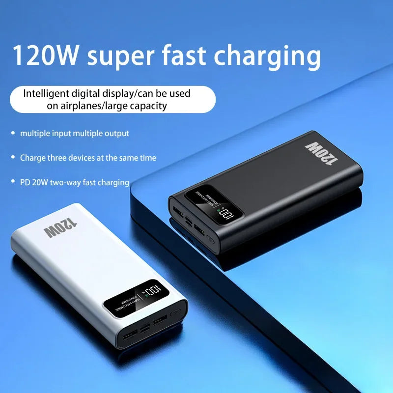 Lenovo 200000mAh Fast Charging Power Bank for iPhone, Xiaomi, Samsung