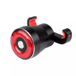 Smart rear LED bicycle light with brake sensing