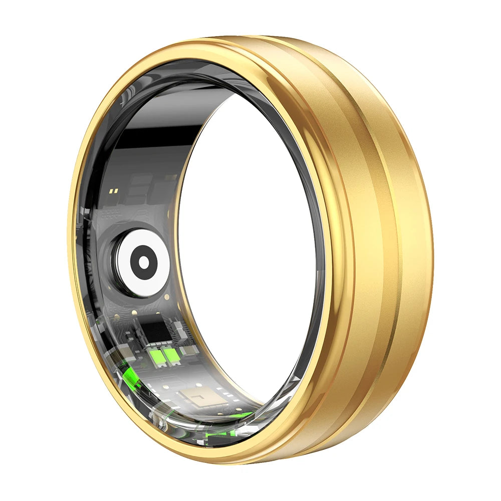 Waterproof smart ring for health monitoring and tracking.