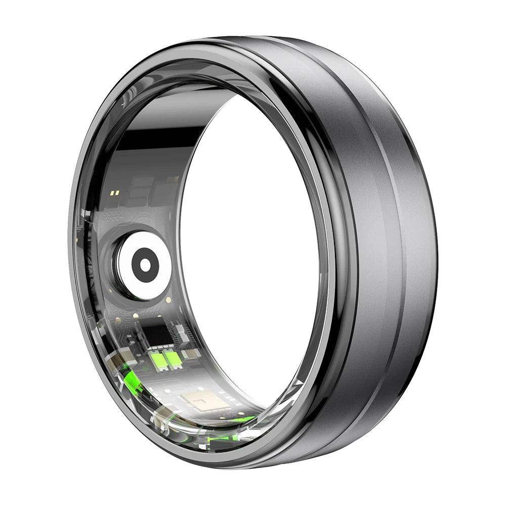 Waterproof smart ring for health monitoring and tracking.