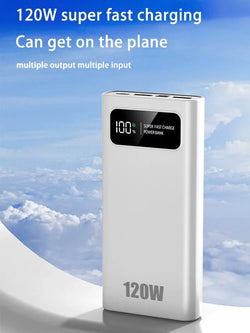 Lenovo 200000mAh Fast Charging Power Bank for iPhone, Xiaomi, Samsung