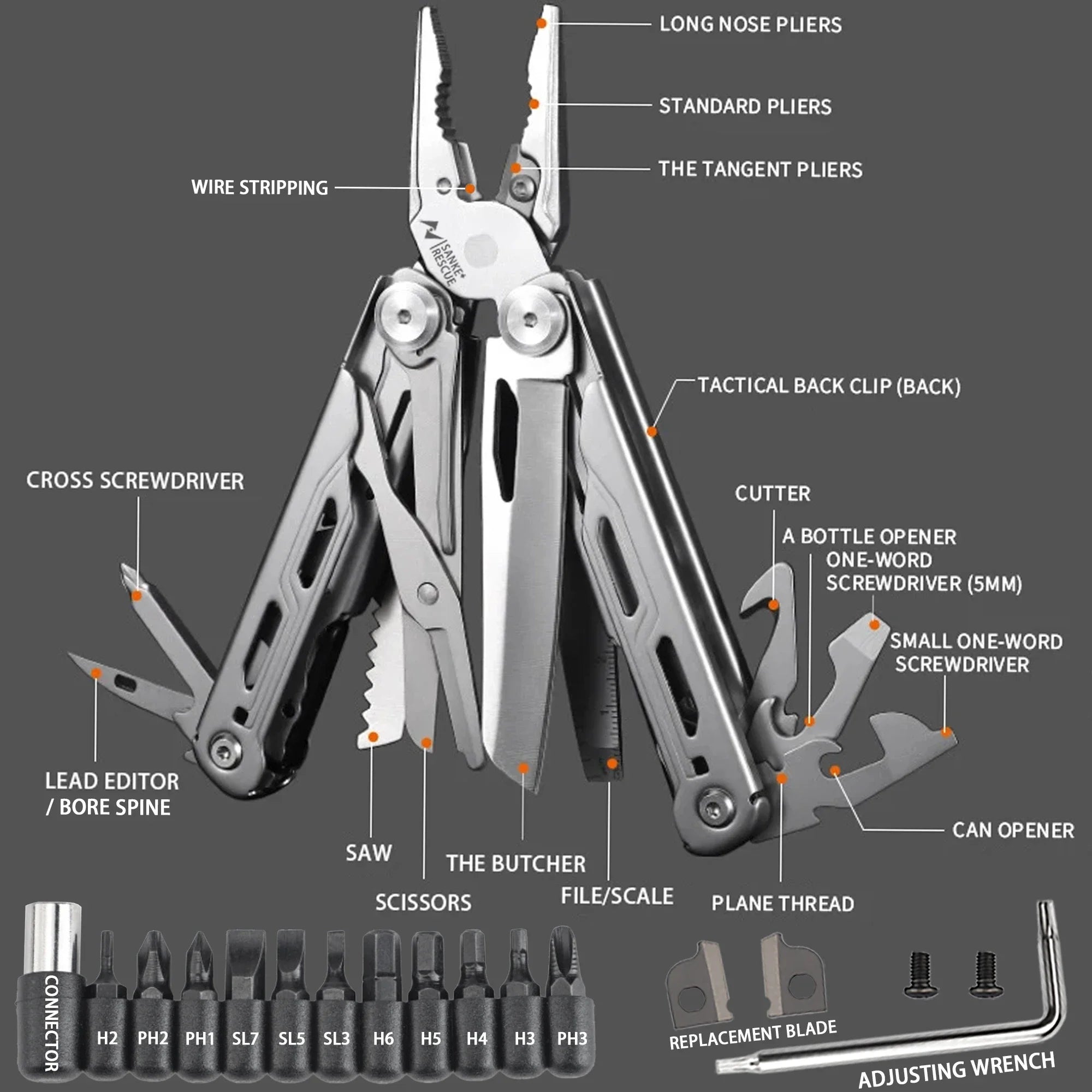 Multifunctional Multitool for Survival