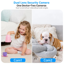 5G WiFi Dual Lens Auto Tracking Camera