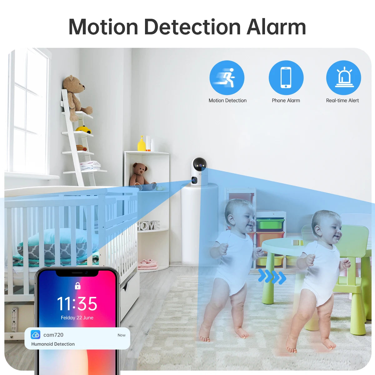 5G WiFi Dual Lens Auto Tracking Camera