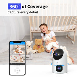 5G WiFi Dual Lens Auto Tracking Camera