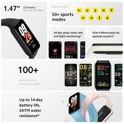 Waterproof Xiaomi Smart Band 8 Active Fitness Tracker