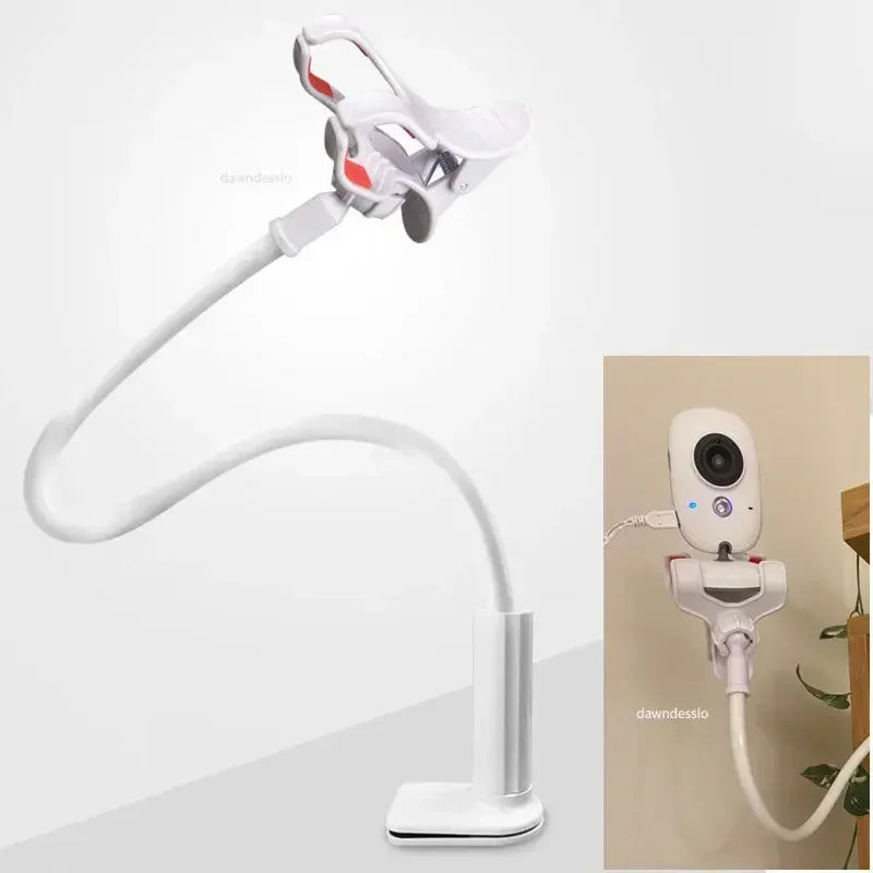 Baby monitor stand with adjustable camera holder