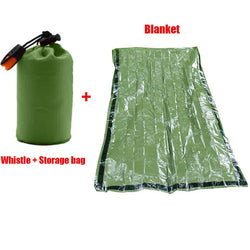 Emergency survival sleeping bag for outdoor safety