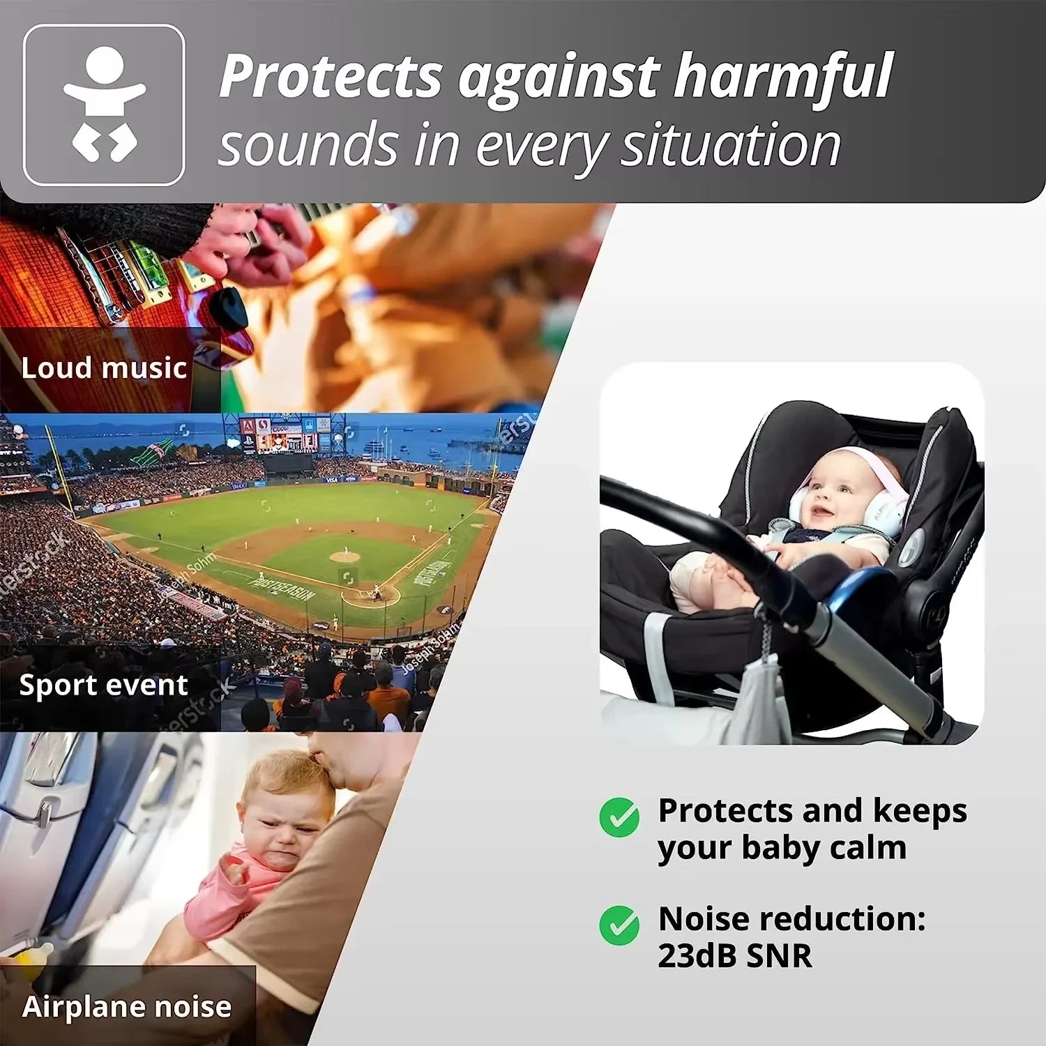 Baby Hearing Protection Earmuffs