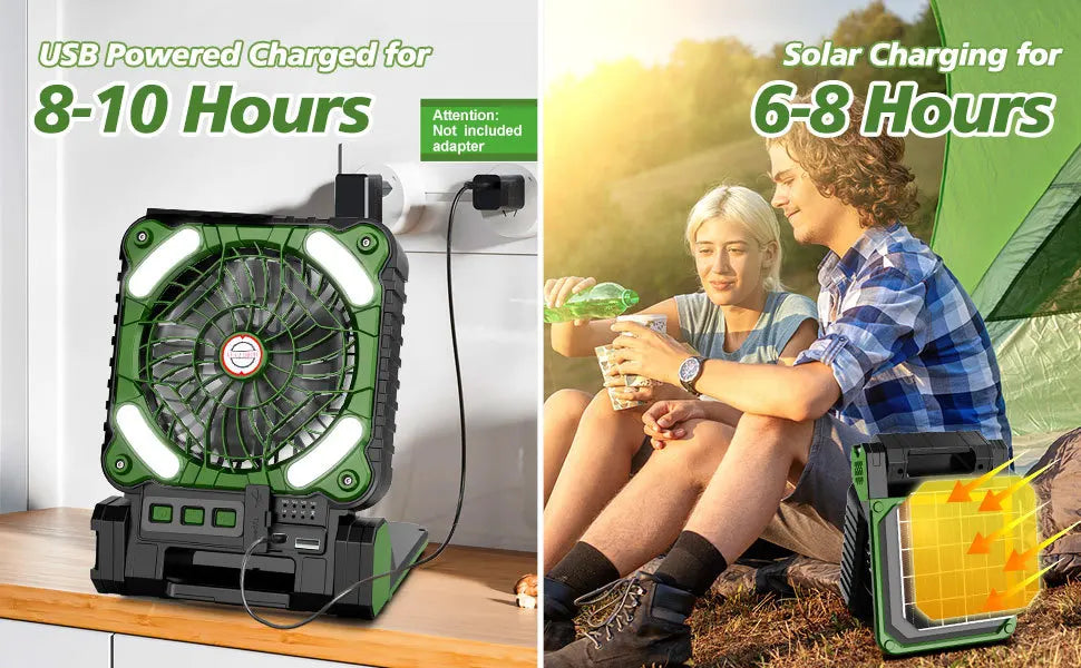 Solar Camping Fan