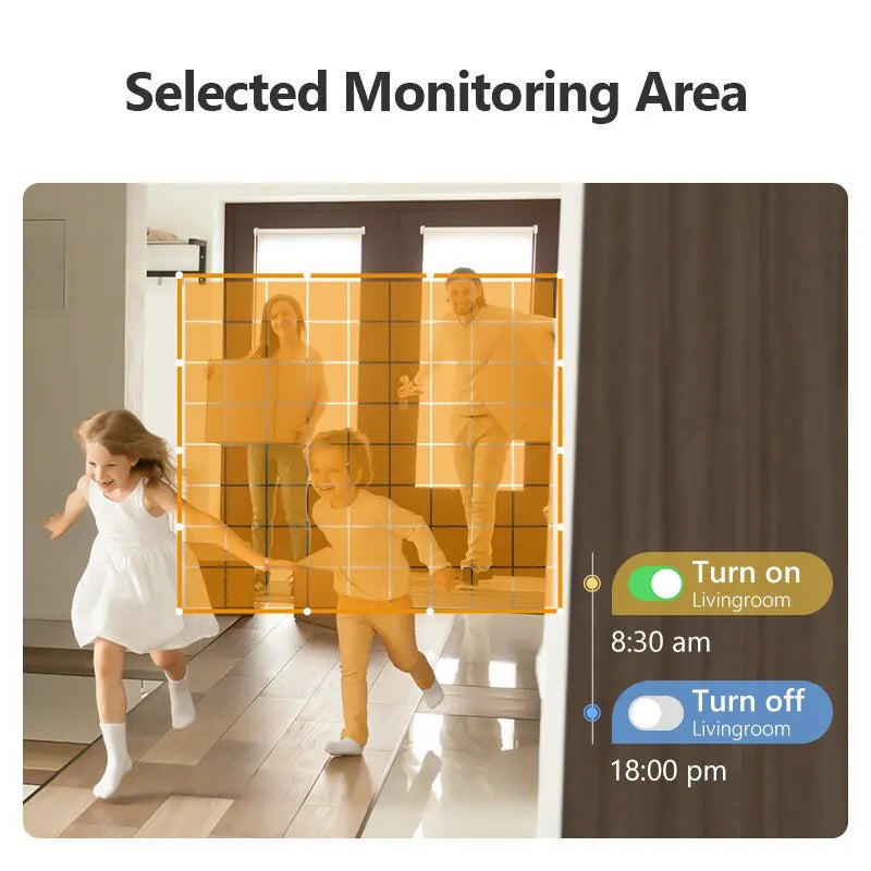 Smart wireless baby monitor with audio and night vision