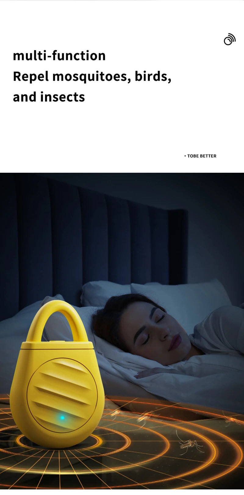 indoor-outdoor Ultrasonic mosquito repellent