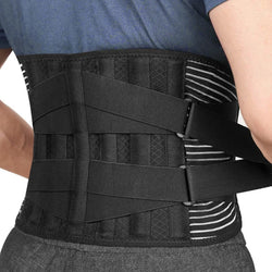 Orthopedic back support with breathable design for posture correction