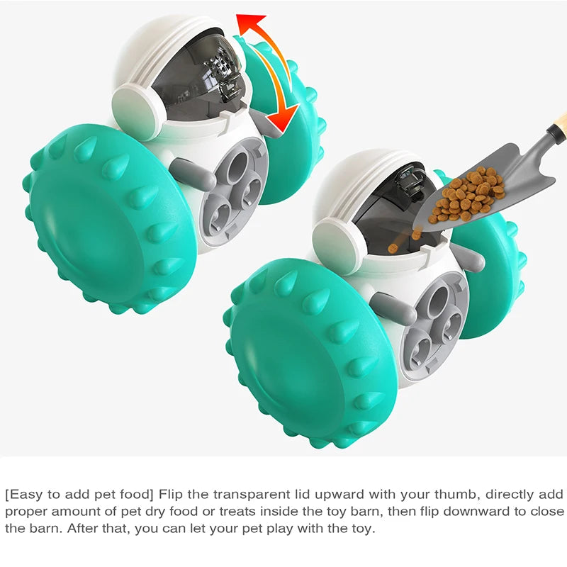 Interactive dog slow feeder toy for safe and fun eating.