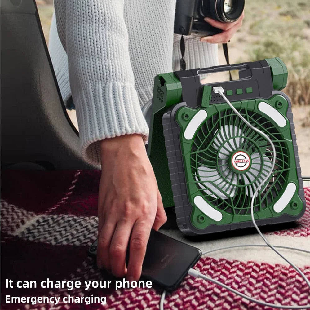 Solar Camping Fan