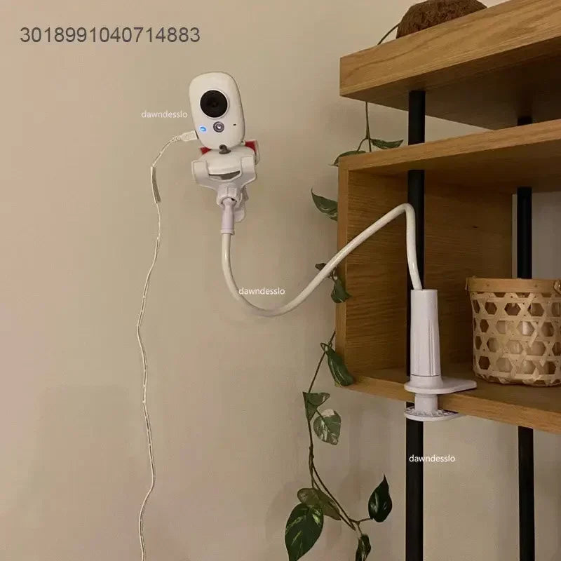 Baby monitor stand with adjustable camera holder