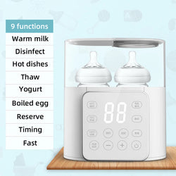 Baby bottle warmer and sterilizer for safe feeding