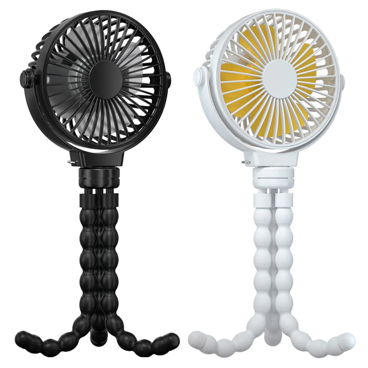 Stroller fan for baby, rechargeable and portable design.