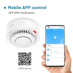 Mobile notification from the Smart Smoke Alarm Fire Detector app